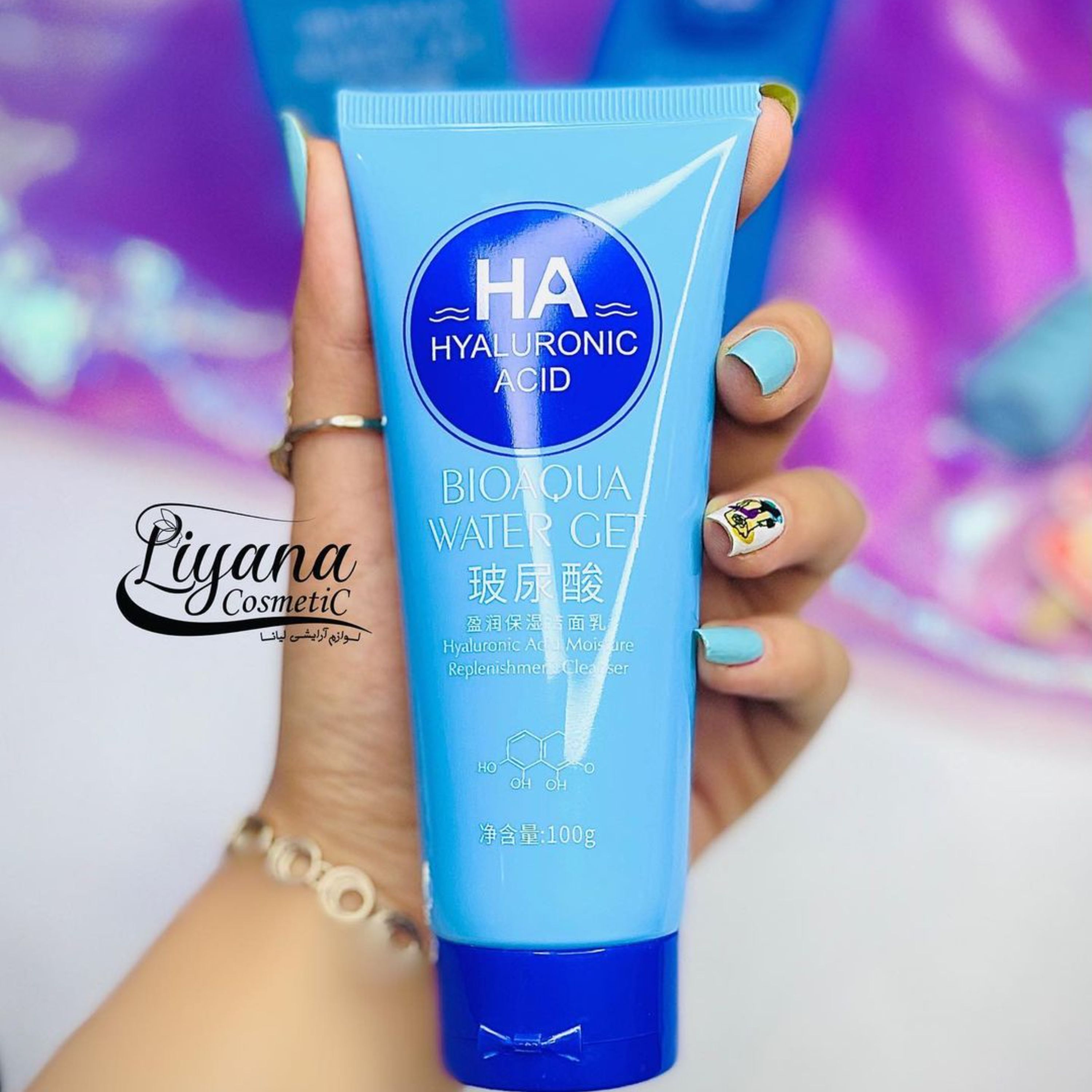 فوم شستشو هیالورونیک اسید اچ آی بیواکوا BIOAQUA