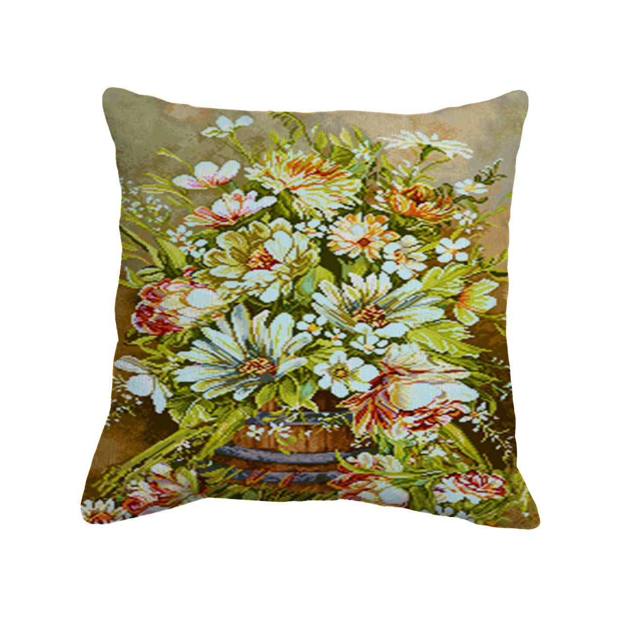 کاور کوسن طرح گل کد 2314