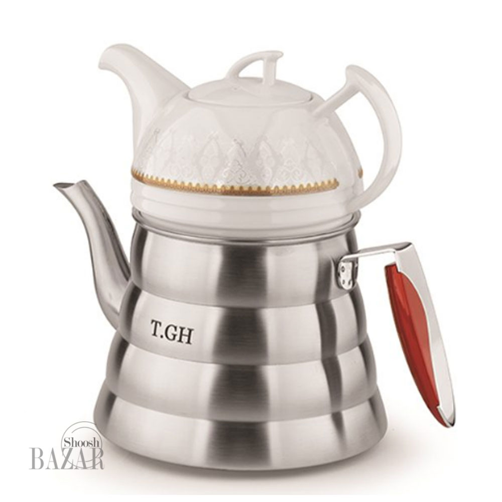 ست کتری و قوری تی جی اچ مدل آریا کد 30600