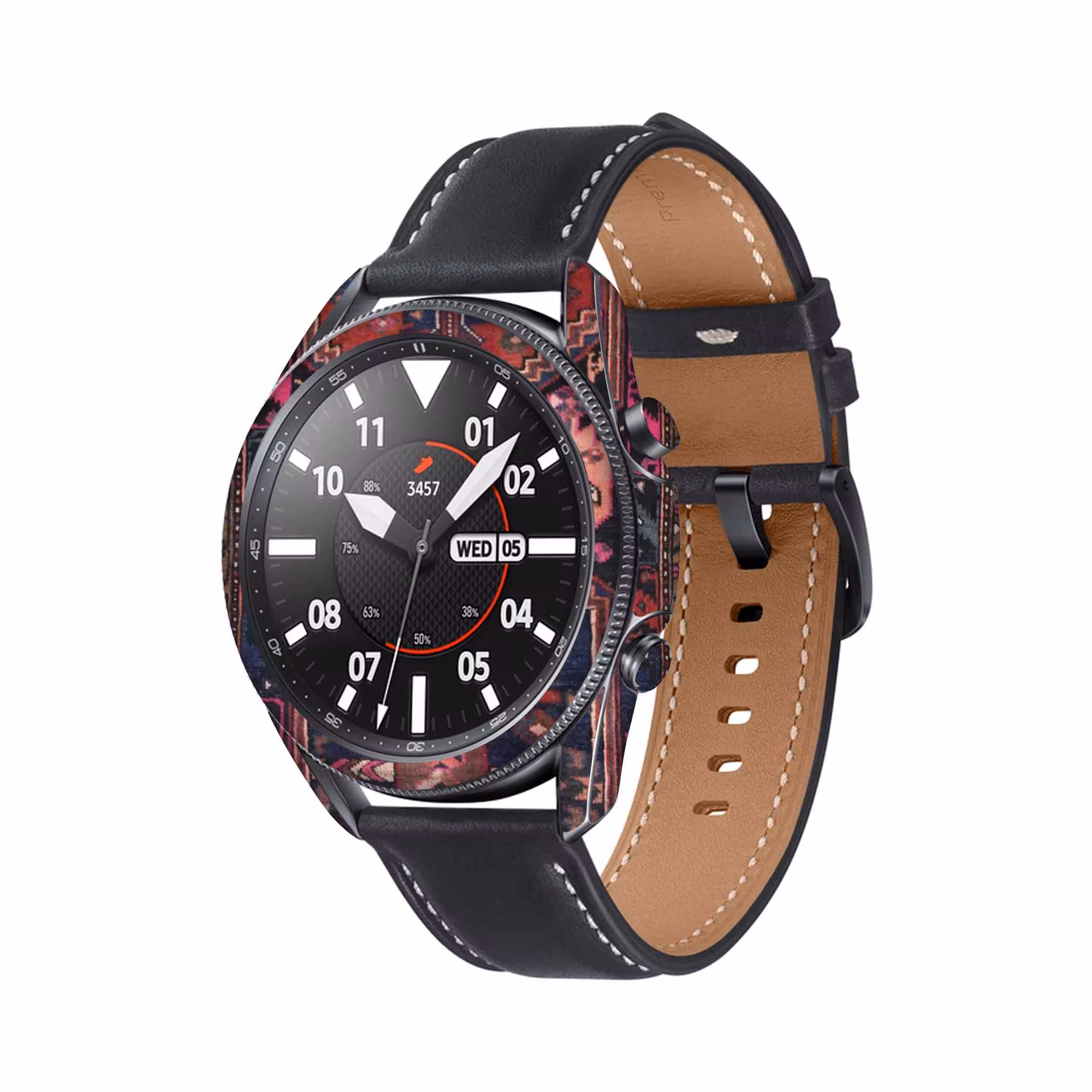 برچسب ماهوت طرح Rug مناسب برای ساعت هوشمند سامسونگ Galaxy Watch3 45mm