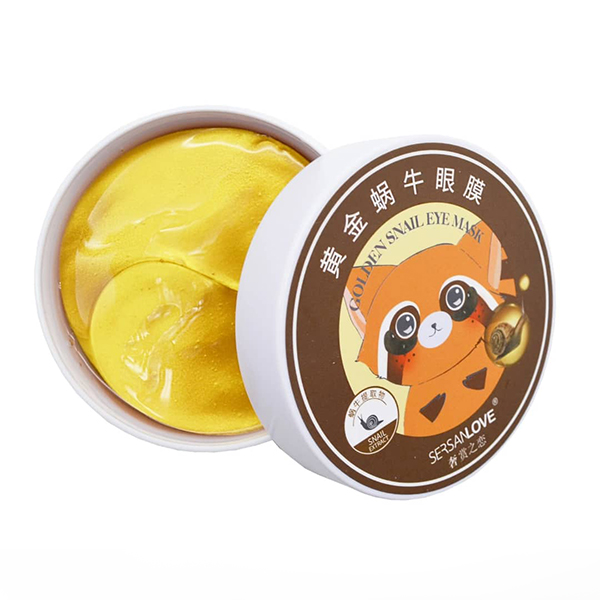 ماسک دور چشم سرسان لاو مدل snail وزن 90 گرم بسته 60 عددی