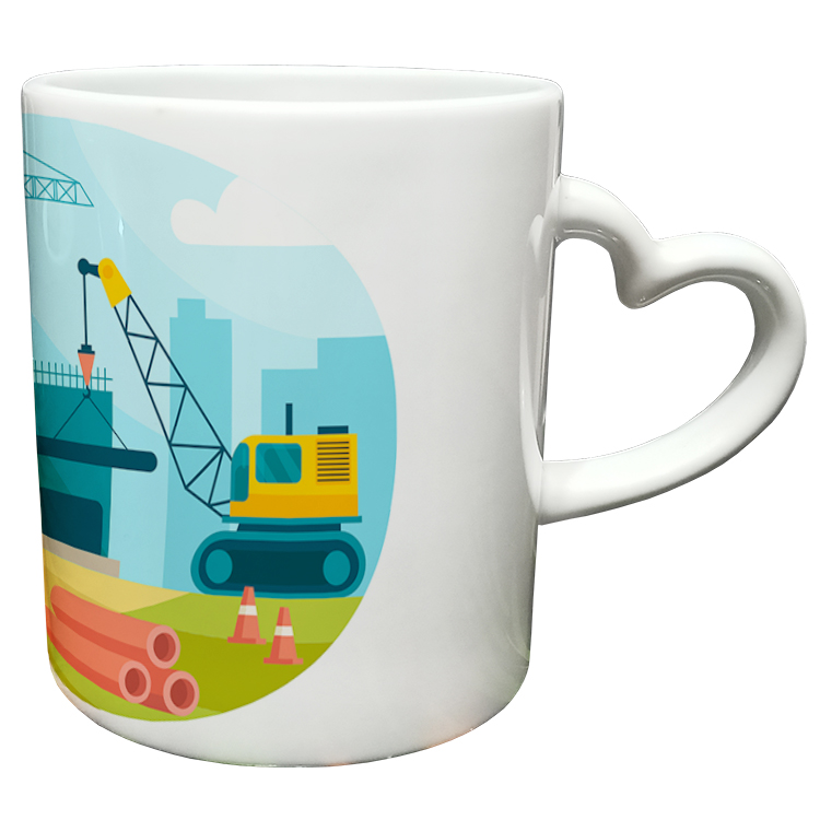 ماگ مدل دسته قلبی طرح مهندس کد 96