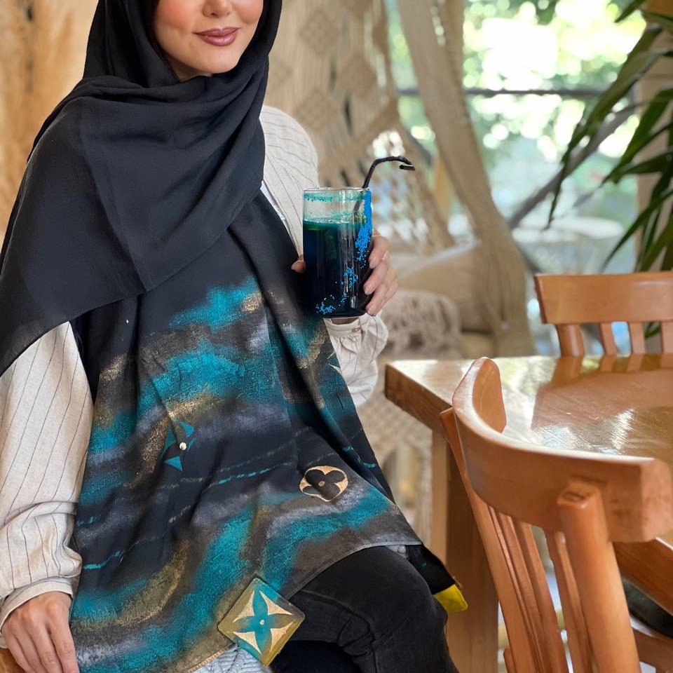 شال نخی مزونی 4 کد 204128