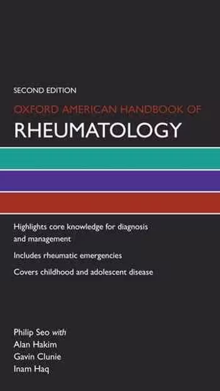 [PDF] دانلود کتاب Oxford American Handbook Of Rheumatology, 2nd ed, 2013
