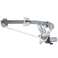 خرید شیشه بالابر درب عقب تارا ایساکو برقی (راست) 1011003799 | اتوموبی