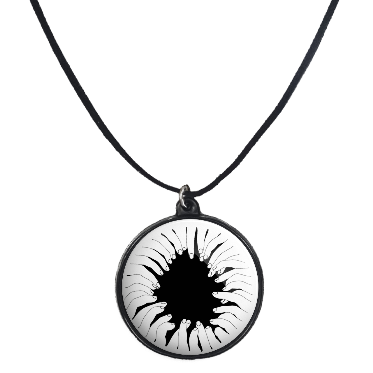 گردنبند پرمانه طرح نه به دیگران کد pmb.170 