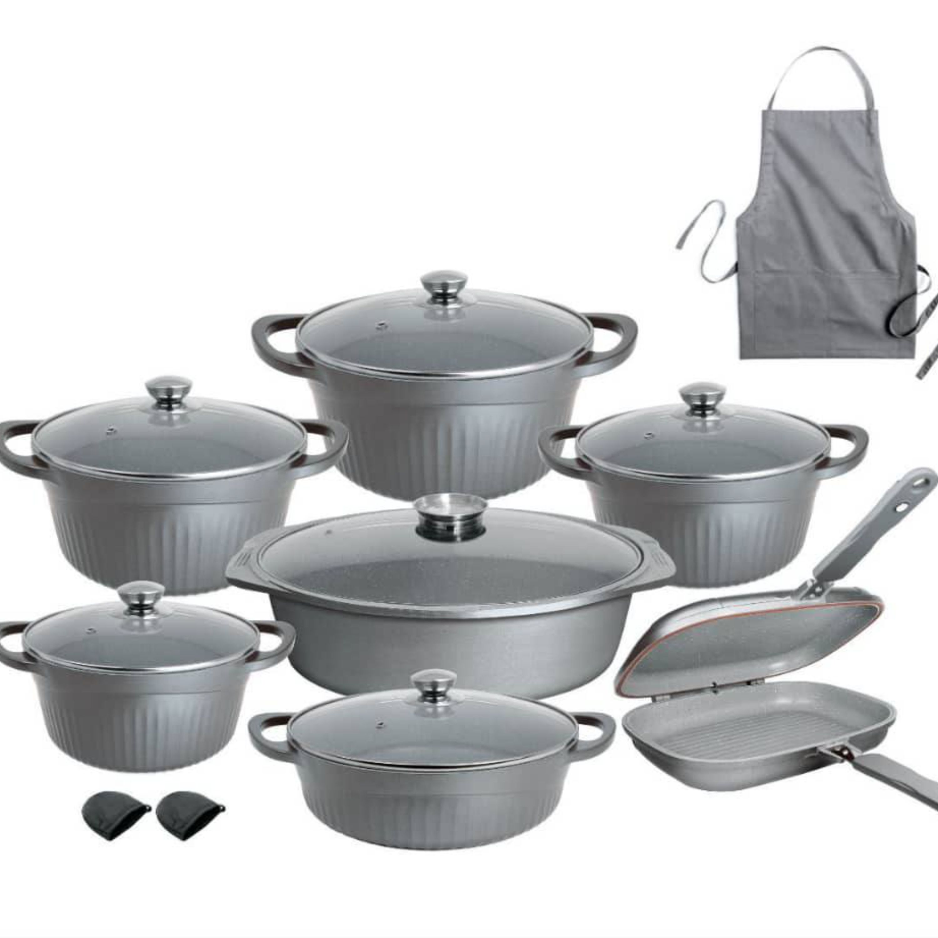 سرویس قابلمه 17 پارچه Mgs مدل جرمن d