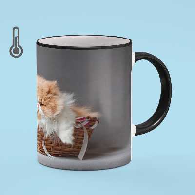 ماگ حرارتی بیگ ماگ مدل گربه کد 2430