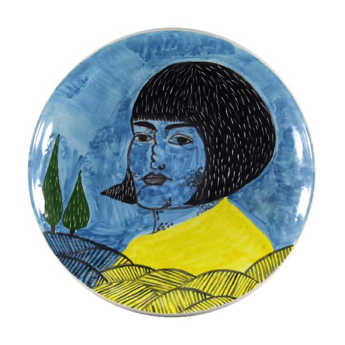 بشقاب دیوارکوب سرامیکی کد SN-1-03-20