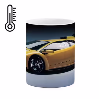 ماگ حرارتی طرح ماشین Lamborghini diablo مدل mgph15652