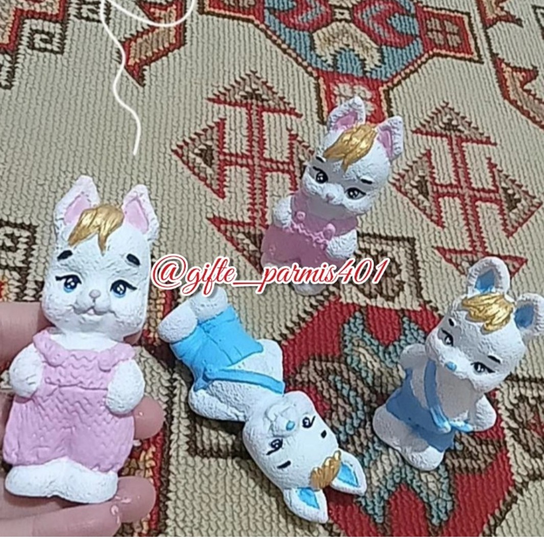 مجسمه خرگوش جفتی