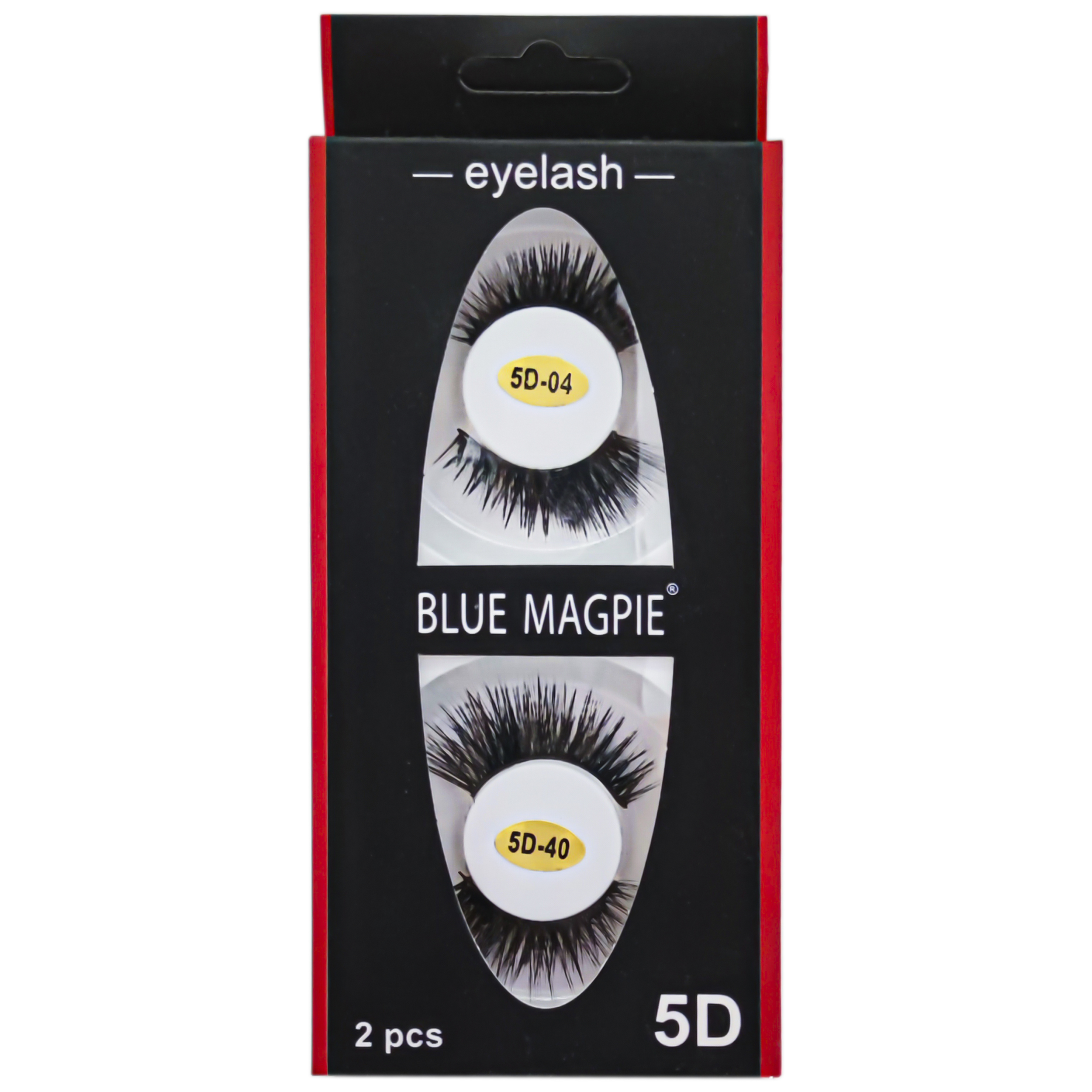 مژه مصنوعی بلو مگپی مدل 5D-04 مجموعه 2 عددی