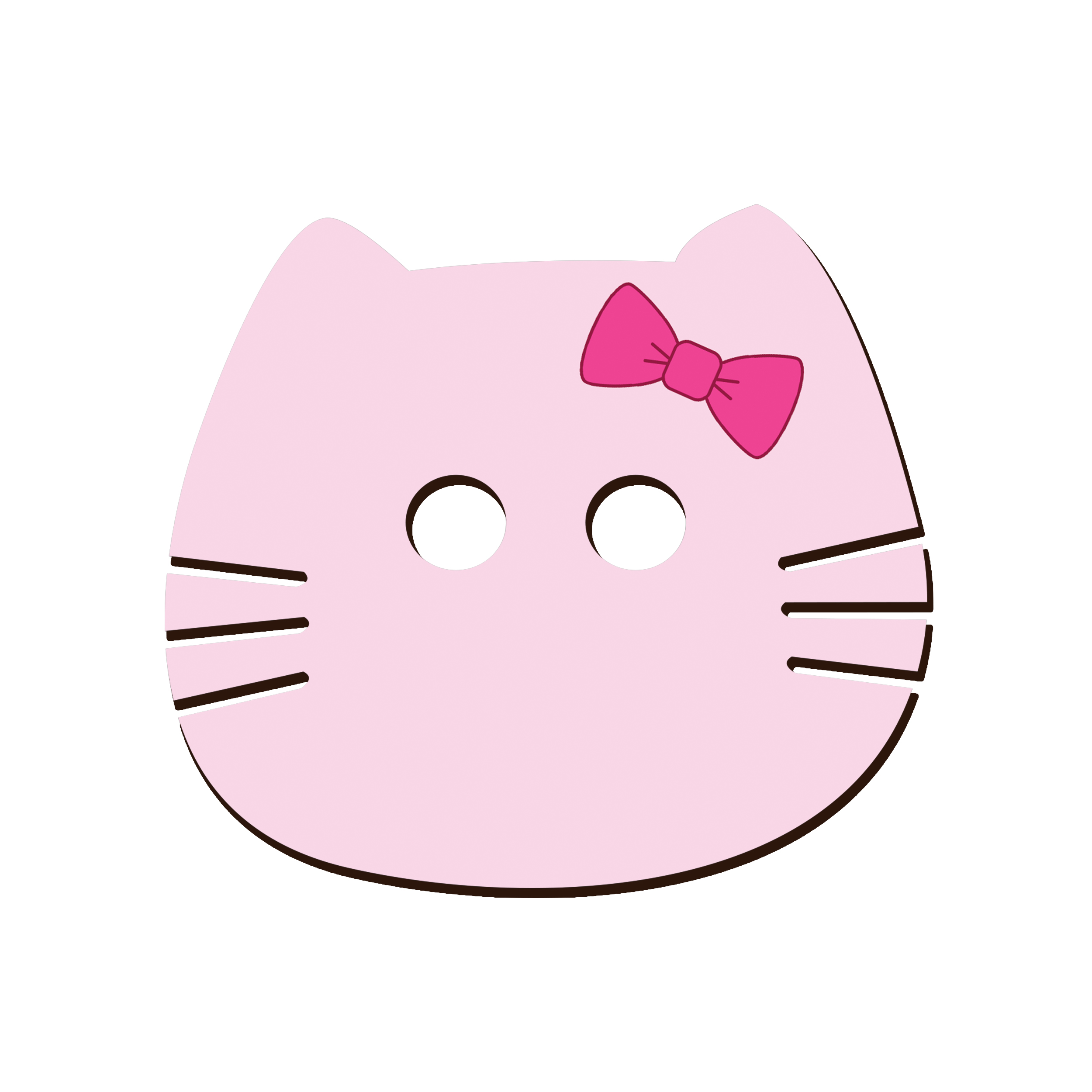 زیر لیوانی مدل گربه مهربون کد Cat Land_7