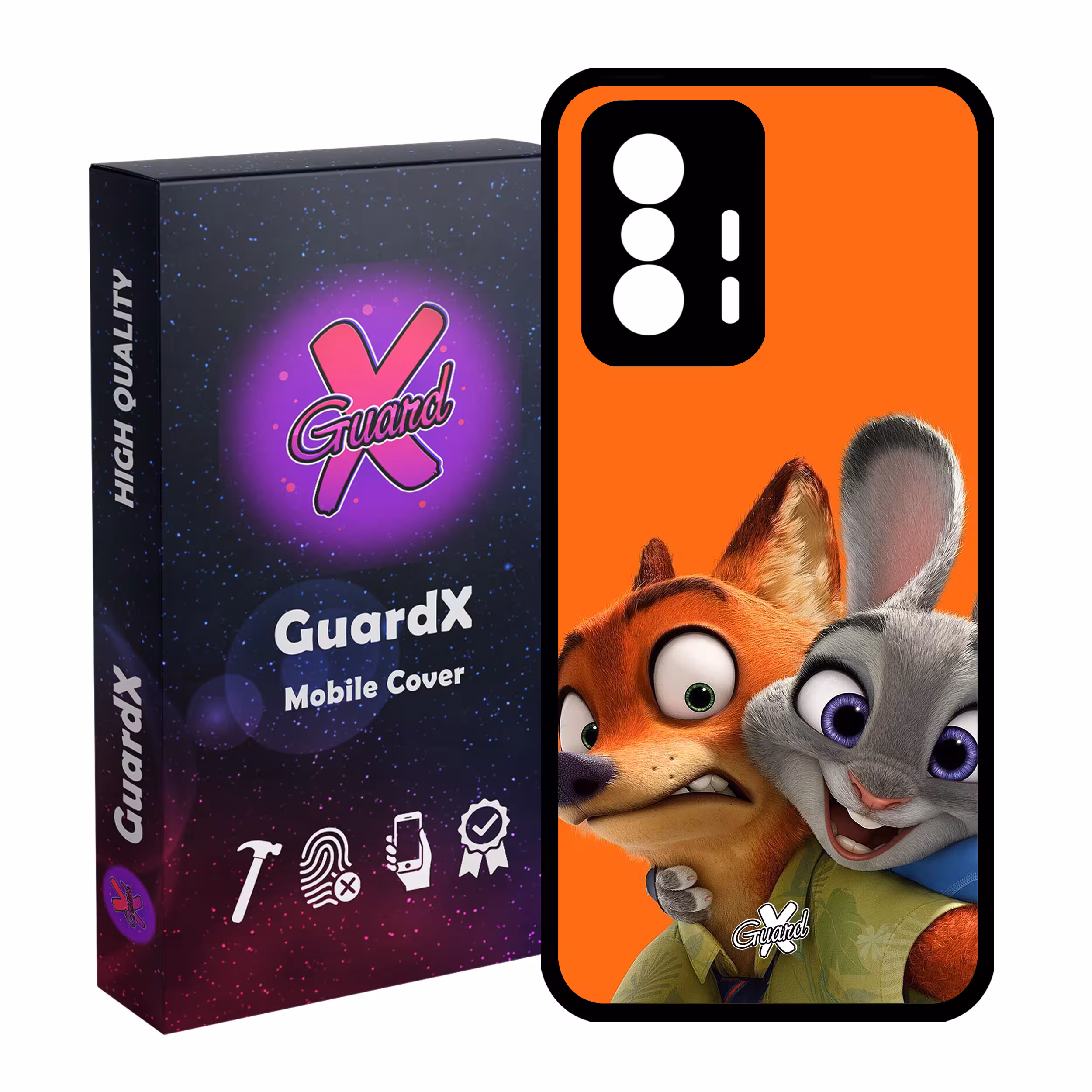 کاور گارد ایکس طرح Zootopia مدل Glass10047 مناسب برای گوشی موبایل شیائومی 11T Pro / 11T