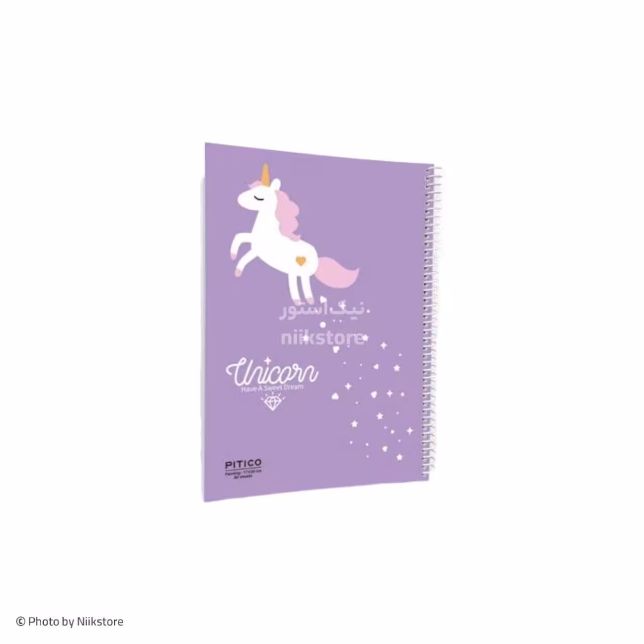 دفتر نقاشی 60برگ فانتزی پیتیکو کد 314Pitico 60 sheets  drawing notebook
