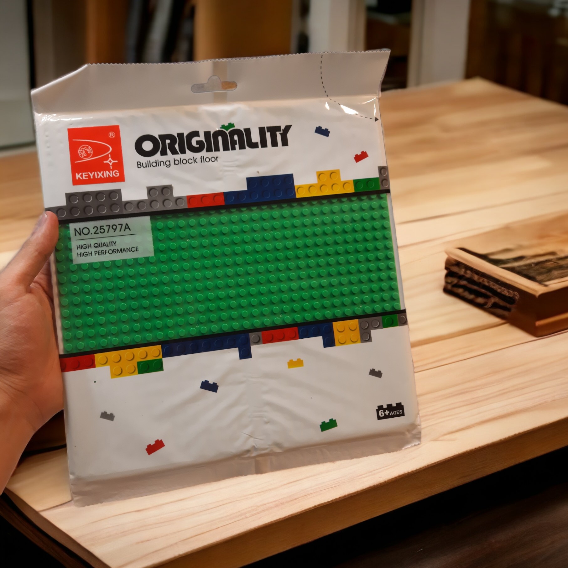 لگو پلیت یا صفحه لگویی 25 در 25 سانت سبز مارکدار