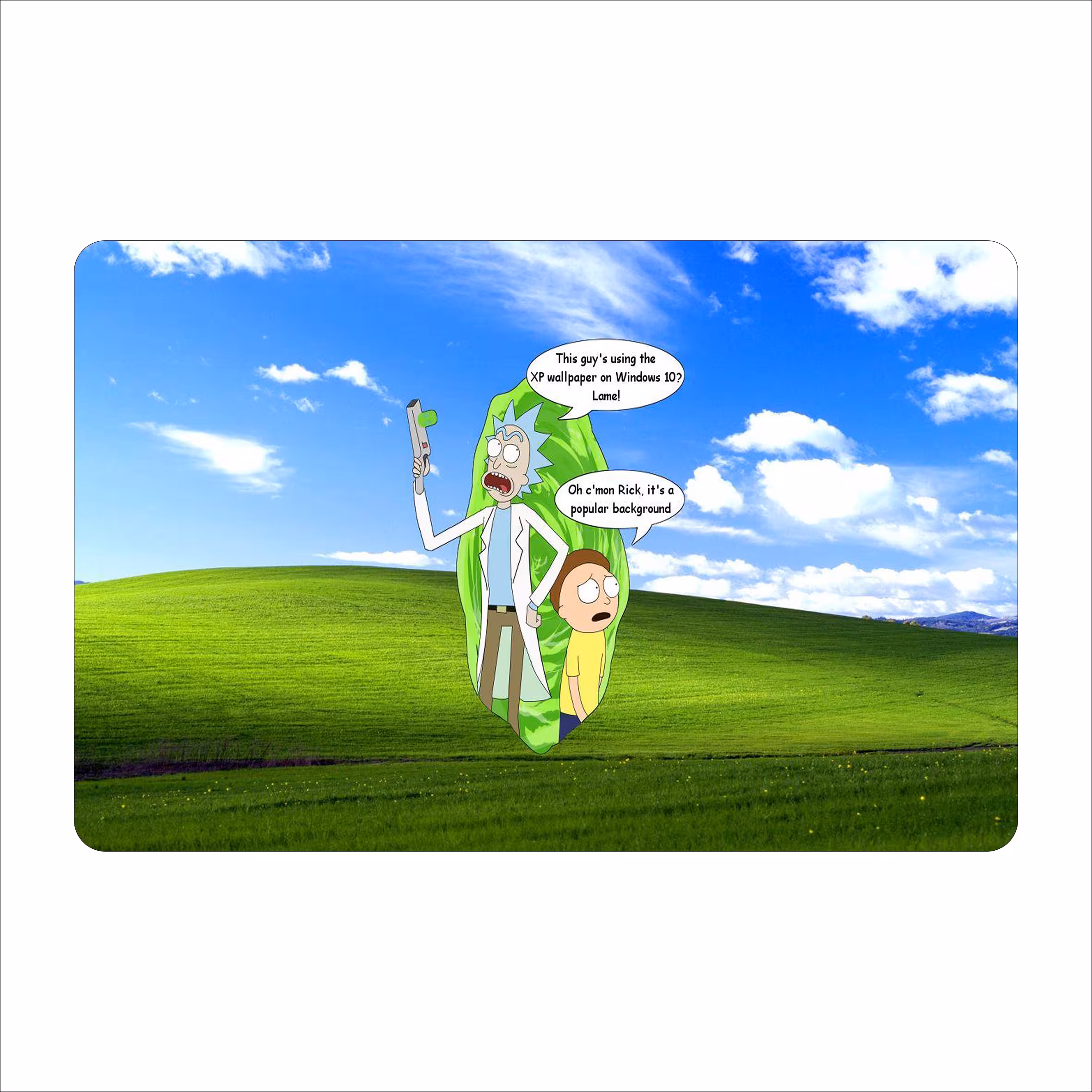 ماوس پد طرح ریک اند مورتی - rick and morty مدل mpb559