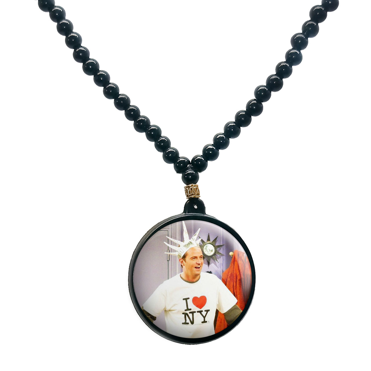 گردنبند پرمانه طرح فرندز کد pmd.18855 مدل دو طرفه