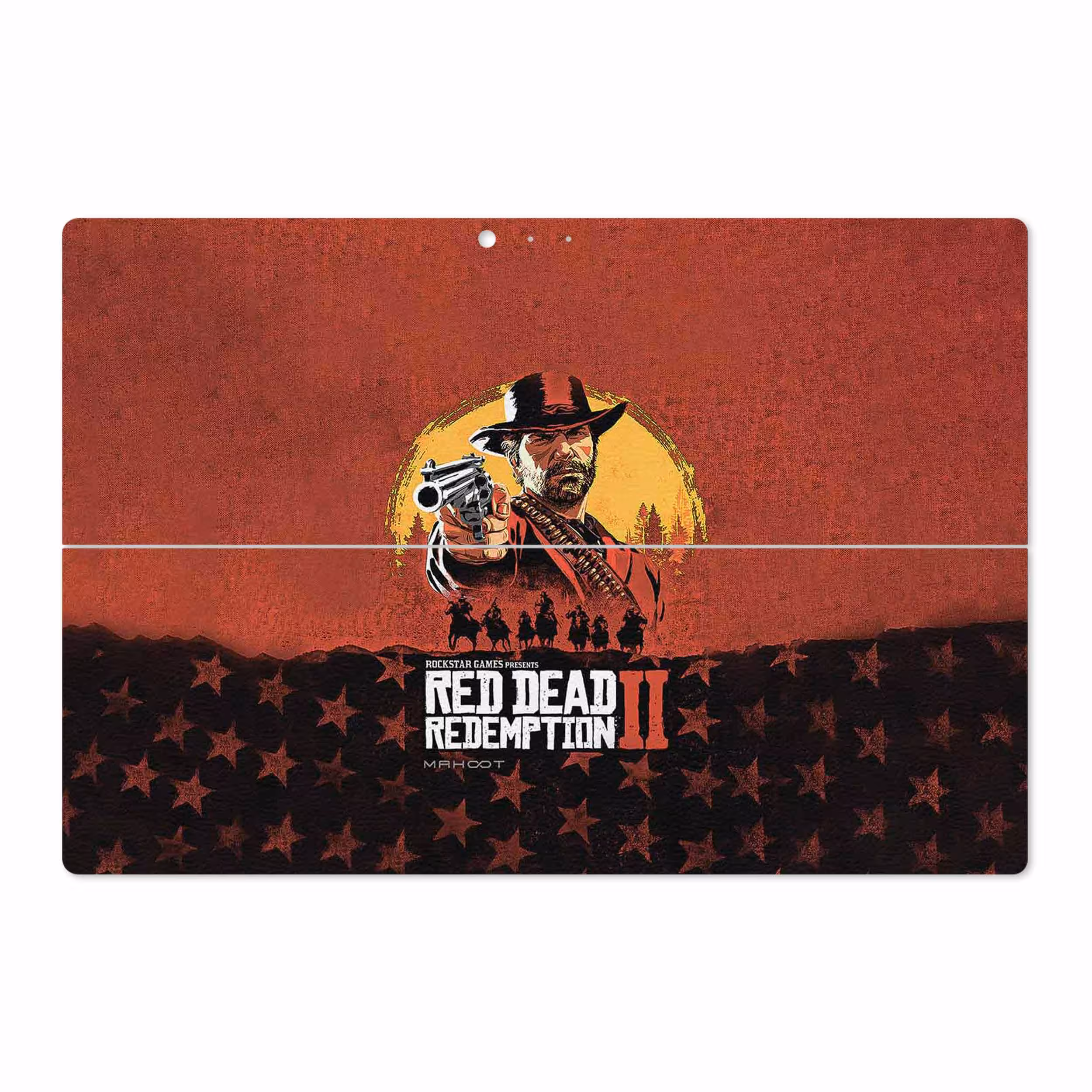 برچسب پوششی ماهوت مدل Red-Dead-Redemption-Game مناسب برای تبلت مایکروسافت Surface Pro 3 2014