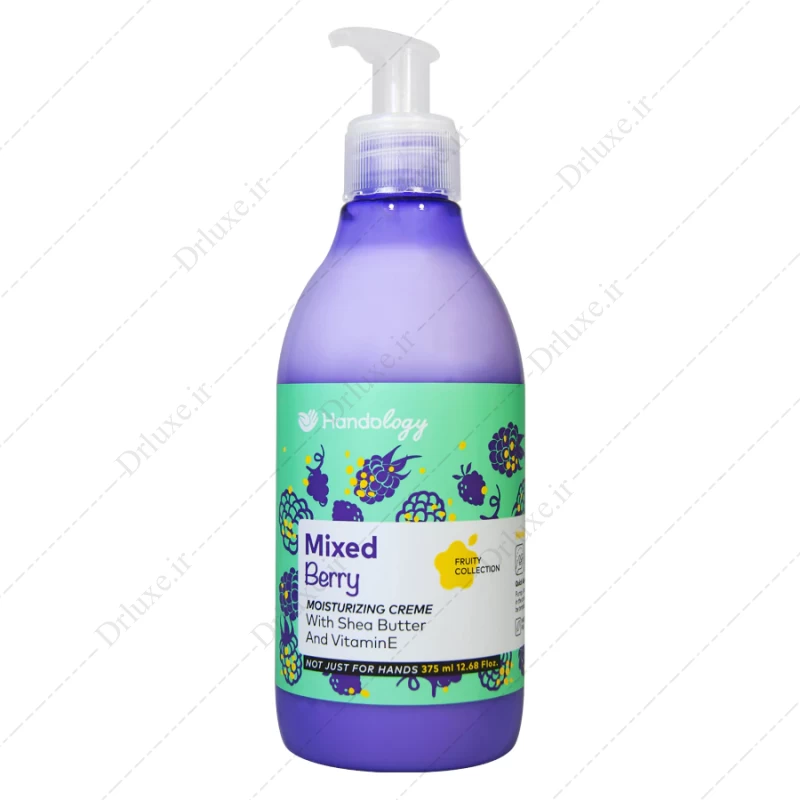 کرم مرطوب کننده دست، صورت و بدن Mixed Berry هندولوژی 375 میلی لیتر - دکتر لوکس