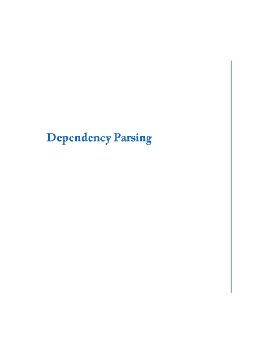 خرید و دانلود نسخه کامل کتاب Dependency parsing