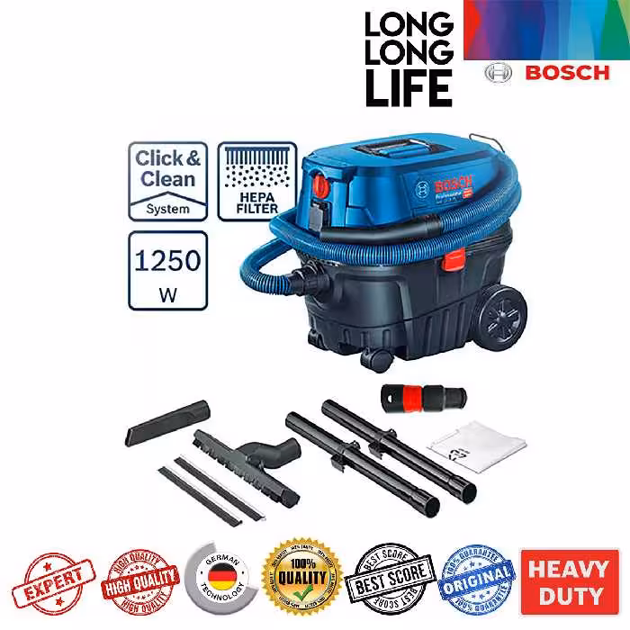 دستگاه دمنده و مکنده تر و خشک بوش مدل GAS 12-25 PL Professional
