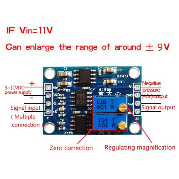 ماژول تقویت کننده مدل AD620
