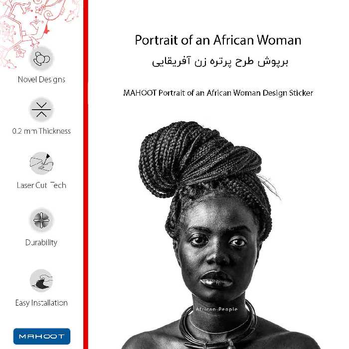 برچسب پوششی ماهوت مدل Portrait of an African Woman مناسب برای گوشی موبایل هوآوی Nova