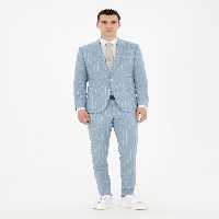 کت و شلوار مردانه آبی روشن پیرکاردین