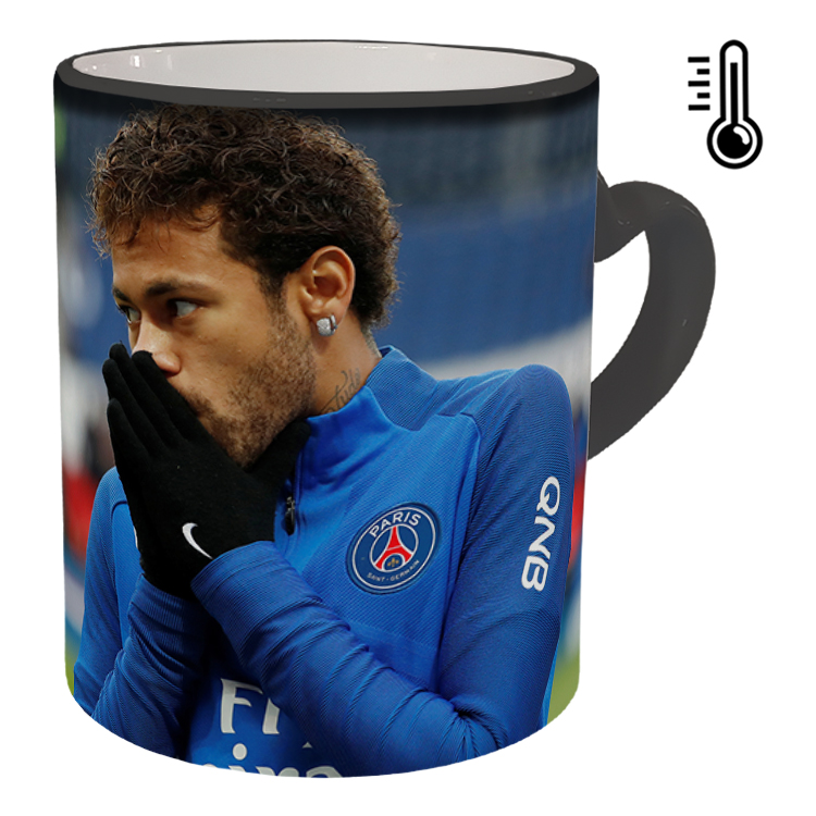 ماگ حرارتی مدل دسته قلبی طرح نیمار کد 100