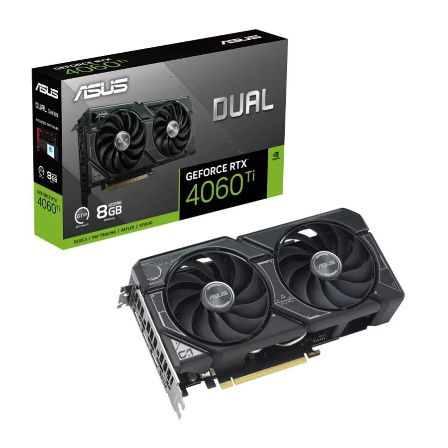 کارت گرافیک ایسوس Dual GeForce RTX 4060 Ti 8GB GDDR6