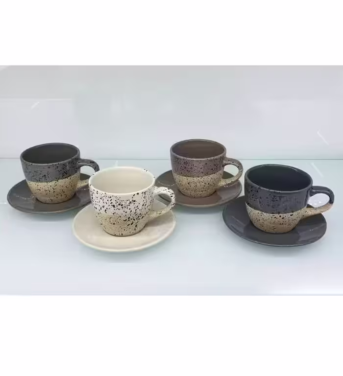 لته خوری 6 عددی دنی هوم طرح دو رنگ