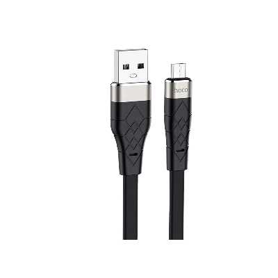 کابل تبدیل USB به MICROUSB هوکو مدل X53 Silicon طول 1 متر