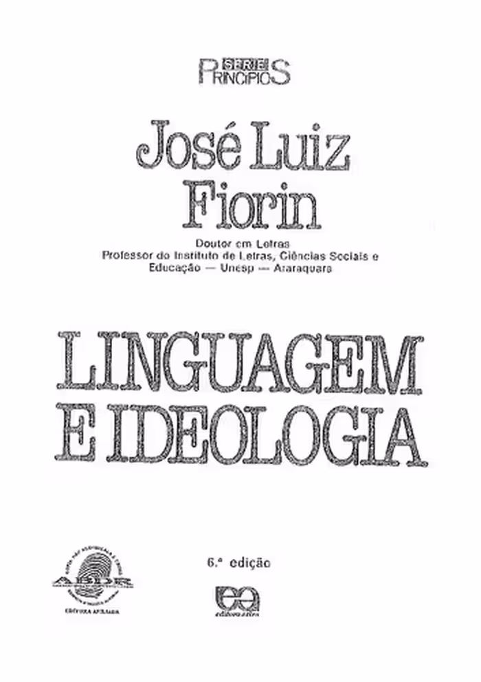خرید و دانلود نسخه کامل کتاب Linguagem e ideologia