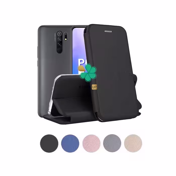 کیف گوشی چرمی کلاسوری مناسب شیائومی Poco M2
