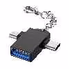 مبدل USB 3.0 به USB-C / MicroUSB مدل OTG-ACM102