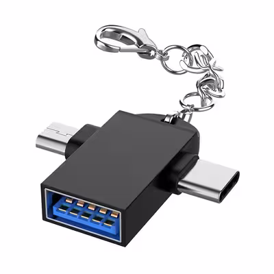 مبدل USB 3.0 به USB-C / MicroUSB مدل OTG-ACM102