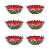 پیاله سرامیکی طرح یلدا مدل لب چین بسته 6 عددی