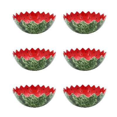 پیاله سرامیکی طرح یلدا مدل لب چین بسته 6 عددی