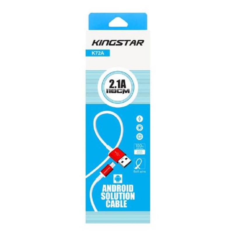کابل شارژ میکرو کینگ استار 110 سانتی مدل KingStar K72A