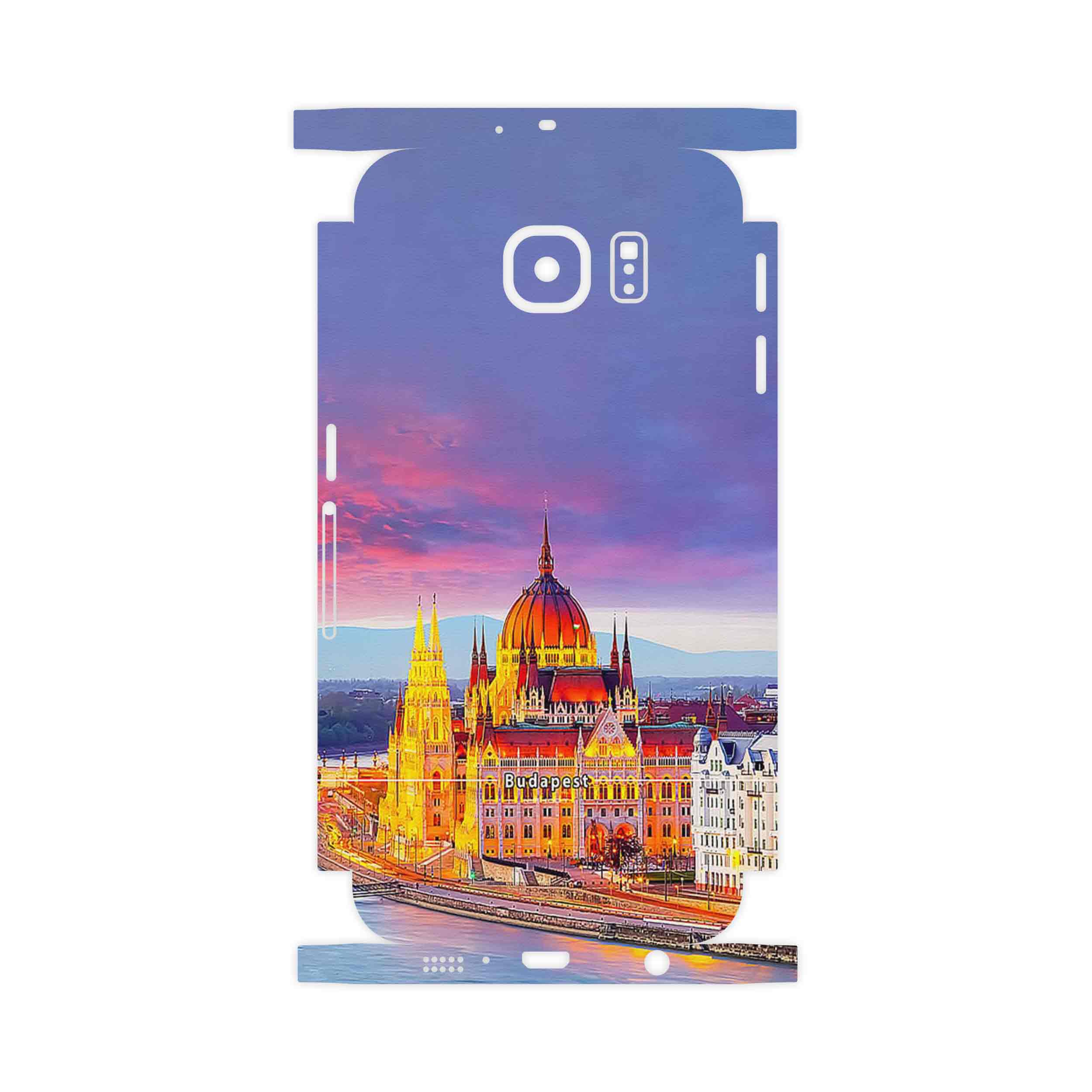 برچسب پوششی ماهوت مدل City of Budapest-FullSkin مناسب برای گوشی موبایل سامسونگ Galaxy S6