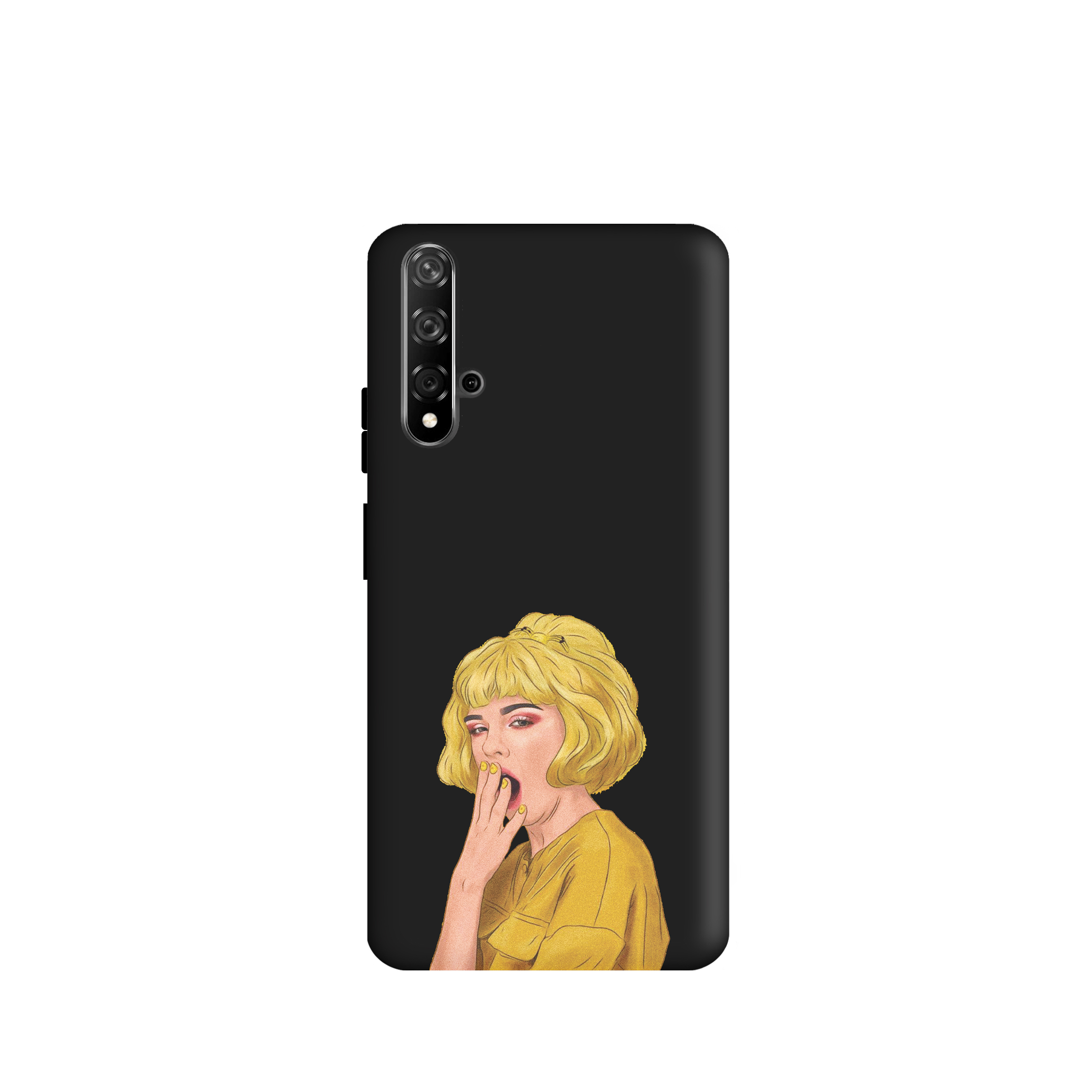 کاور طرح دختر خوابالو کد u1544 مناسب برای گوشی موبایل  هوآوی  Nova 5T