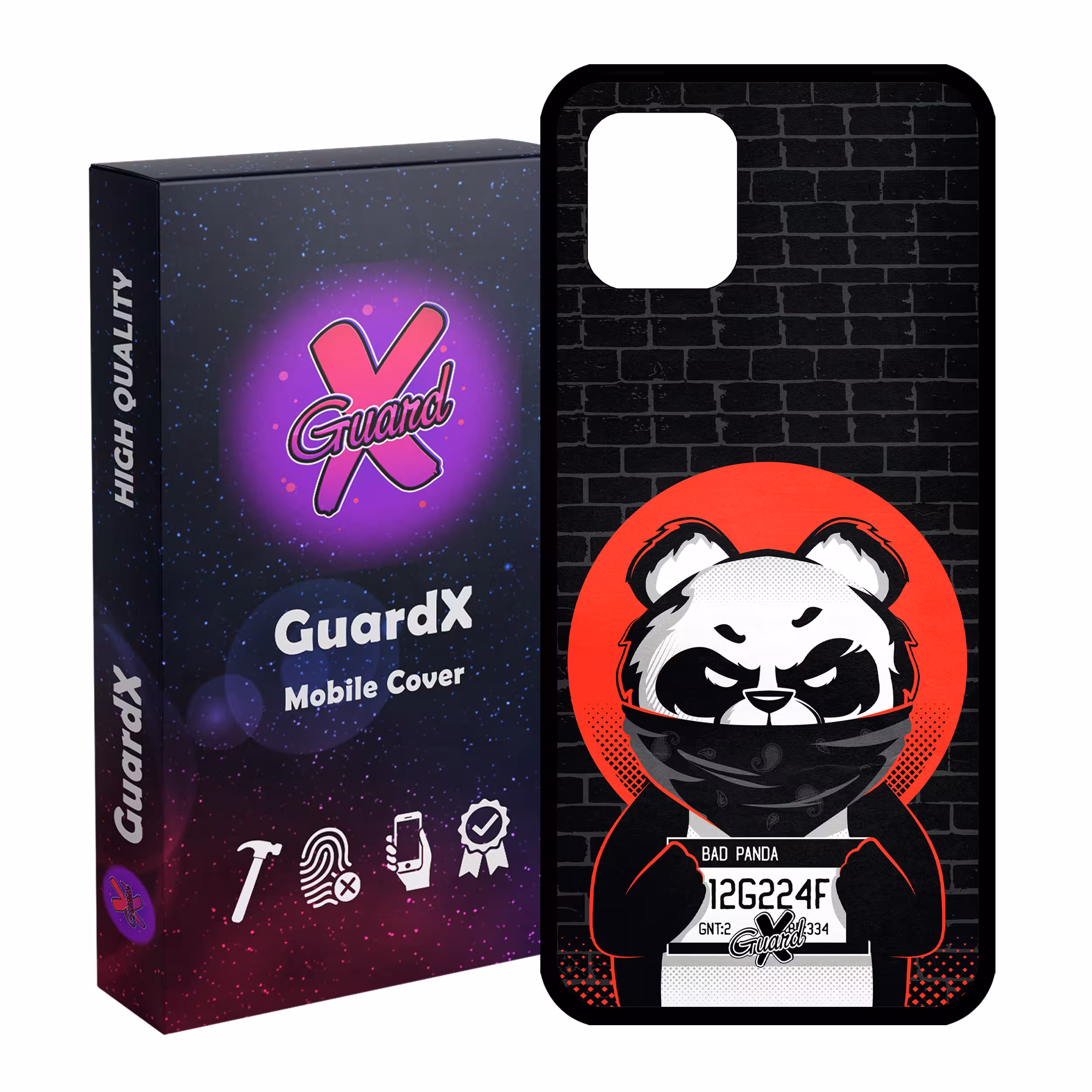 کاور گارد ایکس طرح Panda مدل Glass10241 مناسب برای گوشی موبایل سامسونگ Galaxy Note 10 Lite