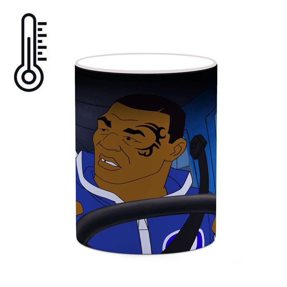 ماگ حرارتی کاکتی طرح کارتون Mike Tyson Mysteries مدل mgh22755