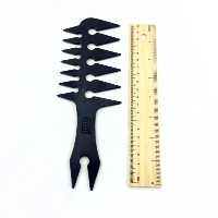 شانه استایل دو طرفه ساده مشکی سان گلدن