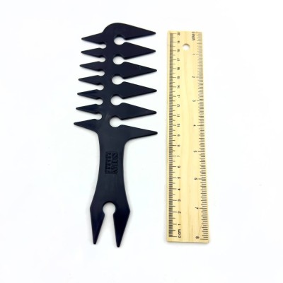 شانه استایل دو طرفه ساده مشکی سان گلدن