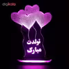 چراغ خواب طرح تولدت مبارک کد 1001