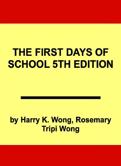 خرید و دانلود نسخه کامل کتاب THE First Days of School: How to Be an Effective Teacher (5th Edition) -   Pdf