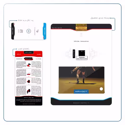 برچسب پوششی ماهوت مدل Wrestling مناسب برای تبلت سامسونگ Galaxy Tab S2 8.0 2016 T719N