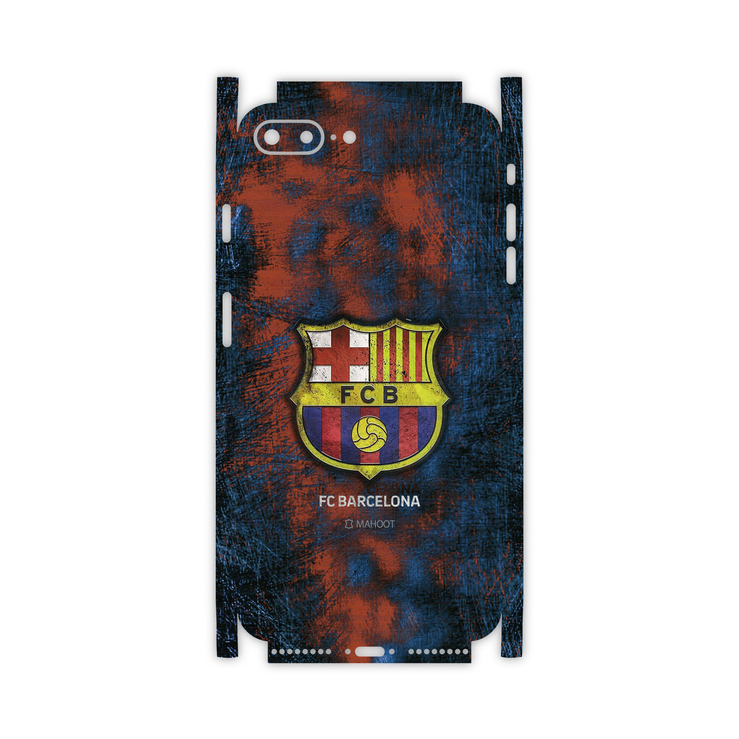 برچسب پوششی ماهوت مدل BARCELONA-FC-2-FullSkin مناسب برای گوشی موبایل اپل iPhone 8 Plus